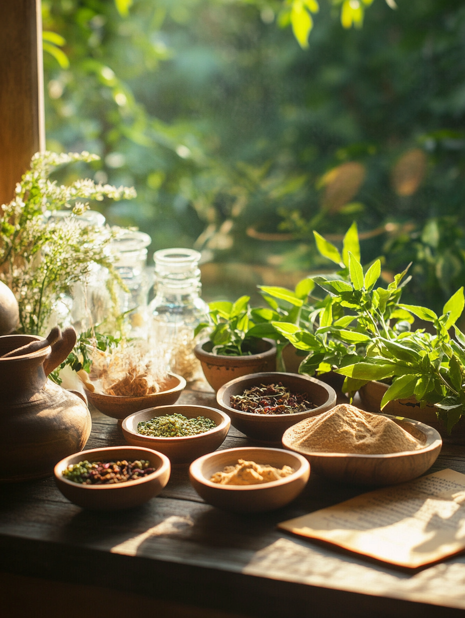 Plantes et épices de tradition ayurvédique